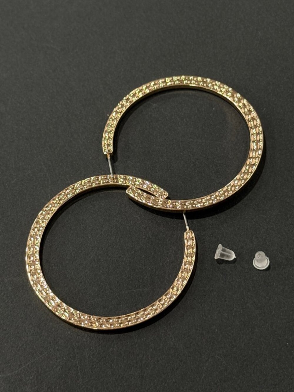 Free People Hammered Hoop Earrings